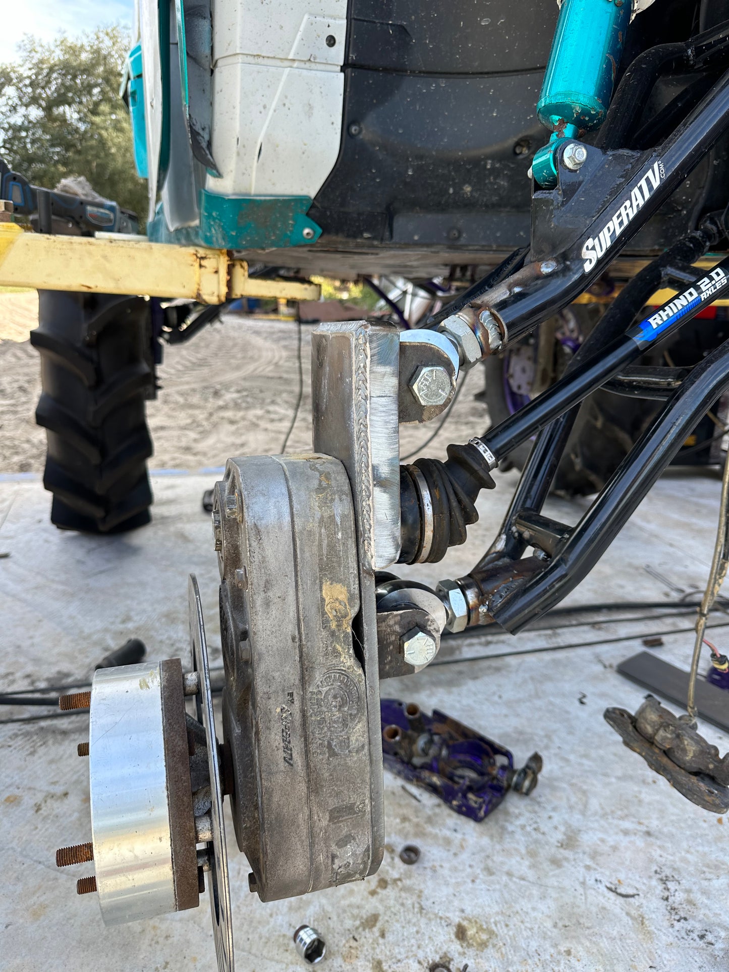 8” satv ball joint DIY delete kit